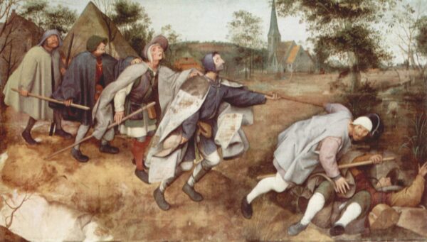 The Parable of the Blind by Pieter Brueghel the Elder, hand-painted oil painting reproduction