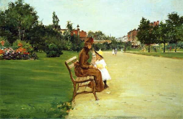 The Park by William Merritt Chase, hand-painted oil painting reproduction