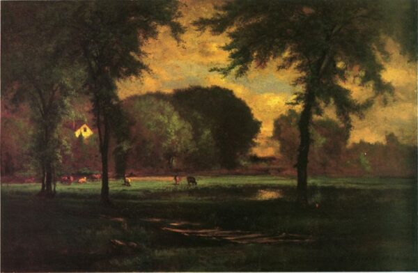 The Pasture by George Inness, hand-painted oil painting reproduction