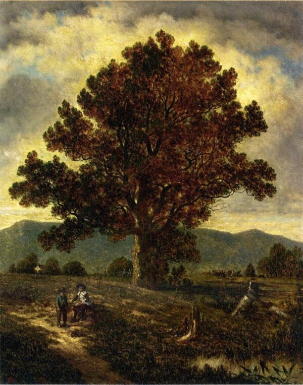 The Pathway Home by David Johnson, hand-painted oil painting reproduction