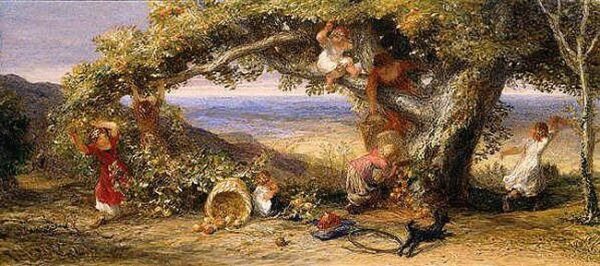 The Patriach of the Orchard by Samuel Palmer, hand-painted oil painting reproduction