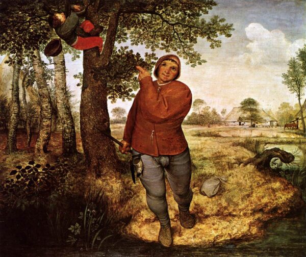 The Peasant and the Nest Robber by Pieter Brueghel the Elder, hand-painted oil painting reproduction