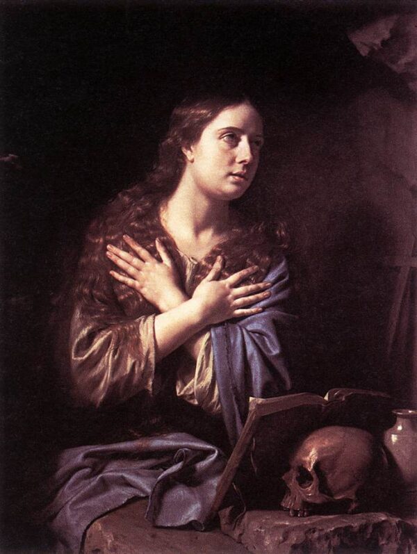 The Penitent Magdalen by Philippe de Champaigne, hand-painted oil painting reproduction