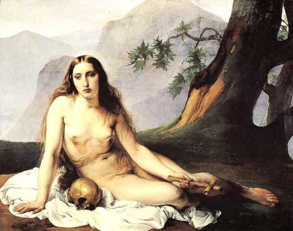 The Penitent Magdalene by Francesco Hayez, hand-painted oil reproduction