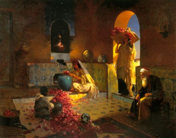 The Perfume Maker by Rudolf Ernst, hand-painted oil painting reproduction