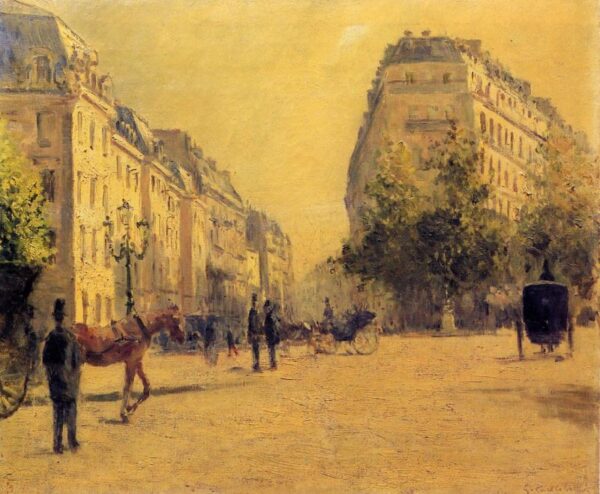 The Perpiniere Barracks by Gustave Caillebotte, hand-painted oil painting reproduction