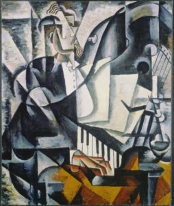 The Pianist by Liubov Popova, hand-painted oil painting reproduction