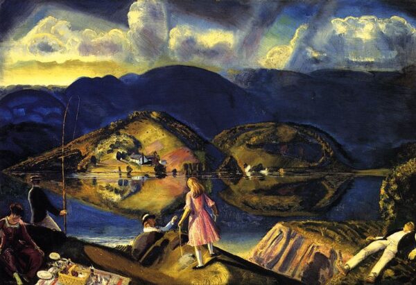 The Picnic by George Bellows, hand-painted oil painting reproduction