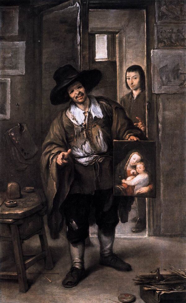 The Picture Merchant by José Antolínez, hand-painted oil painting reproduction