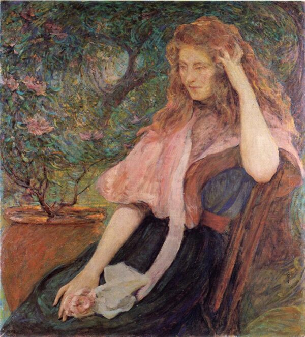 The Pink Cape by Robert Reid, hand-painted oil painting reproduction