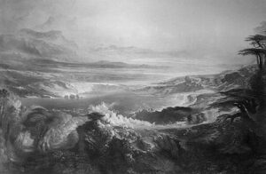 The Plains of Heaven by John Martin, hand-painted oil painting reproduction