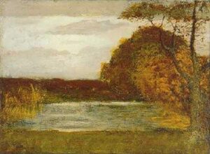 The Pond by Albert Pinkham Ryder, hand-painted oil painting reproduction