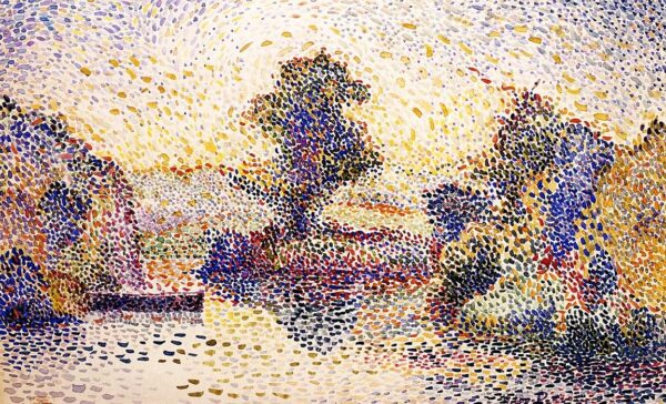 The Pond by Hippolyte Petitjean, hand-painted oil painting reproduction