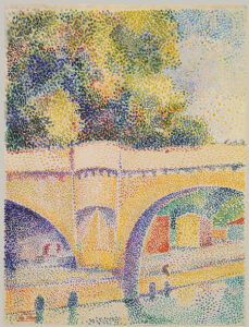 The Pont Neuf by Hippolyte Petitjean, hand-painted oil painting reproduction