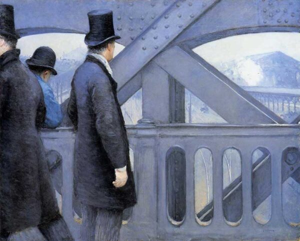 The Pont de Europe by Gustave Caillebotte, hand-painted oil painting reproduction
