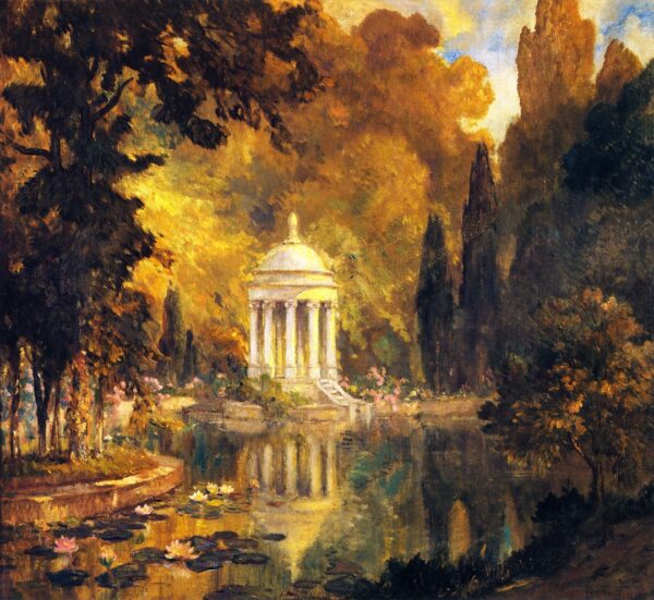 The Pool Princes Park Arajnuez by Colin Campbell Cooper, hand-painted oil painting reproduction