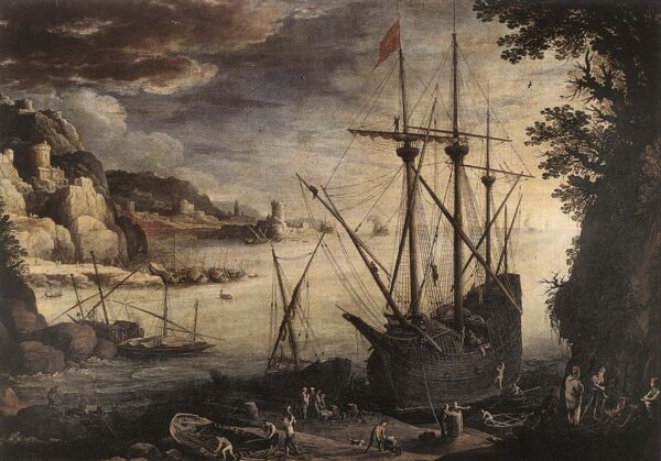 The Port by Paul Bril, hand-painted oil painting reproduction