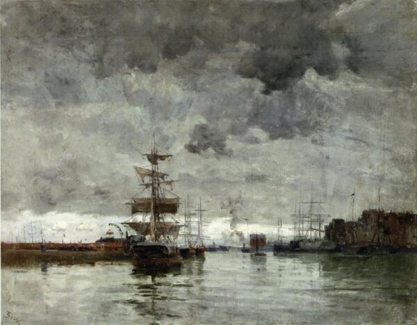 The Port by Frank Myers Boggs, hand-painted oil painting reproduction
