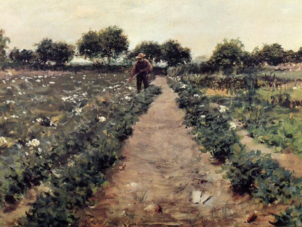 The Potato Patch by William Merritt Chase, hand-painted oil painting reproduction