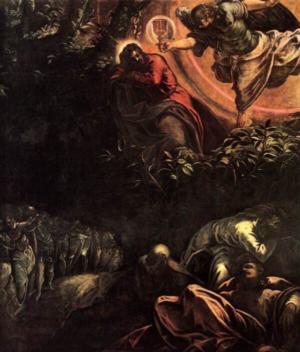 The Prayer in the Garden by Tintoretto, hand-painted oil painting reproduction