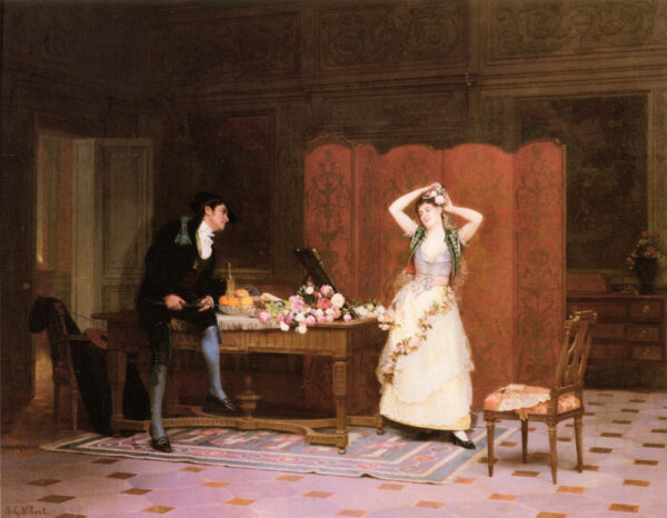 The Preparations by Jehan Georges Vibert, hand-painted oil painting reproduction