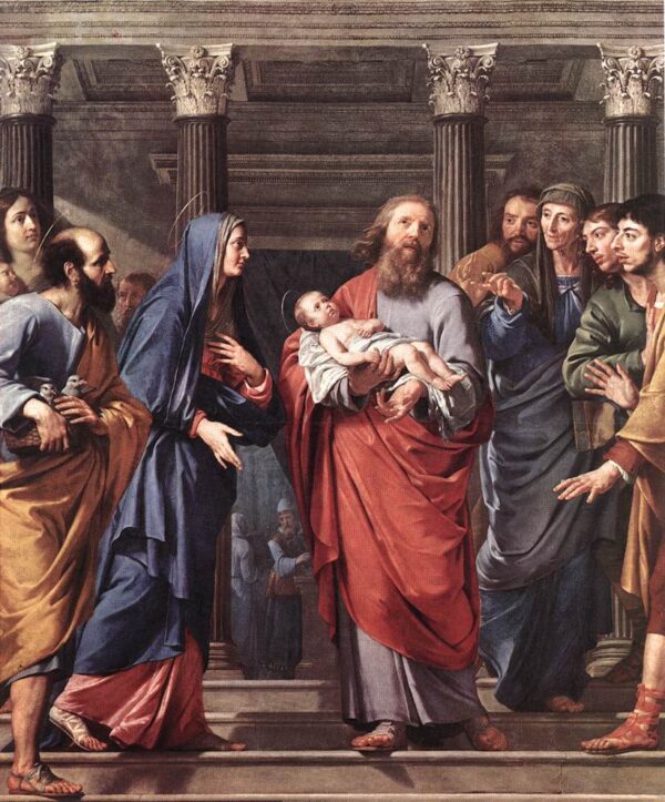 The Presentation of the Temple by Philippe de Champaigne, hand-painted oil painting reproduction