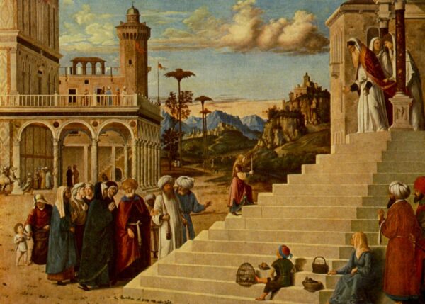 The Presentation of the Virgin by Cima da Conegliano, hand-painted oil painting reproduction
