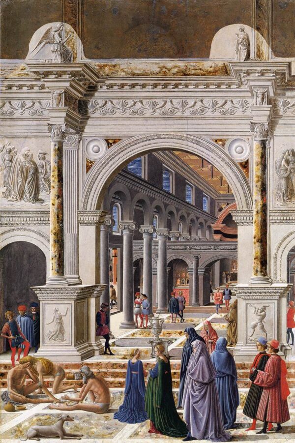 The Presentation of the Virgin in the Temple by Fra Carnevale, hand-painted oil painting reproduction