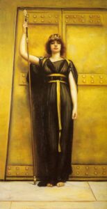 The Priestess by John William Godward, hand-painted oil painting reproduction