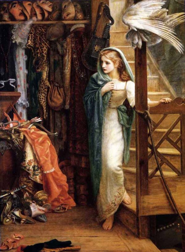 The Property Room by Arthur Hughes, hand-painted oil painting reproduction