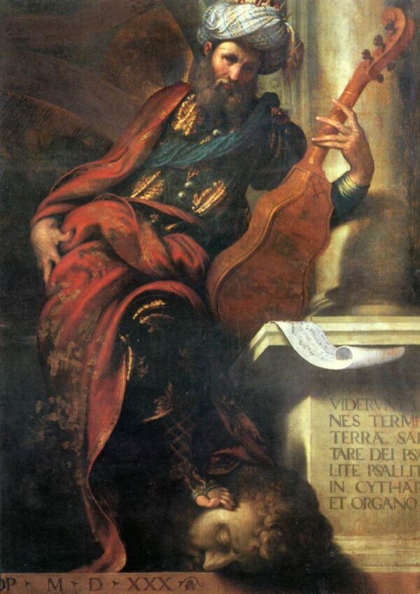 The Prophet David by Boccaccio Boccaccino, hand-painted oil painting reproduction