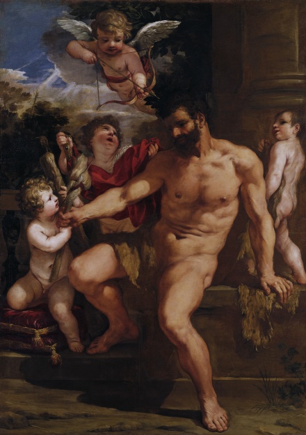 The Punishment of Hercules 1635 by Pietro da Cortona, hand-painted oil reproduction