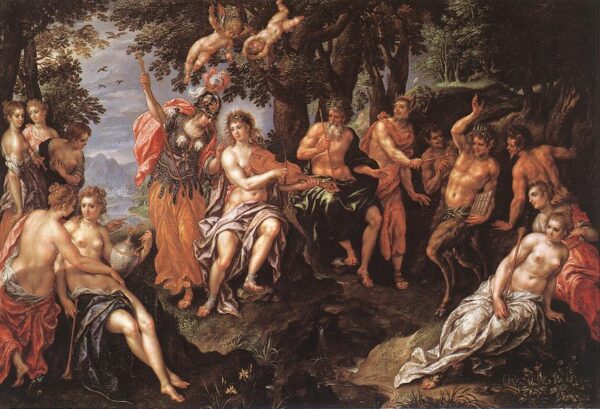 The Punishment of Midas by Hendrick de Clerck, hand-painted oil painting reproduction