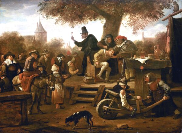 The Quack by Jan Steen, hand-painted oil painting reproduction