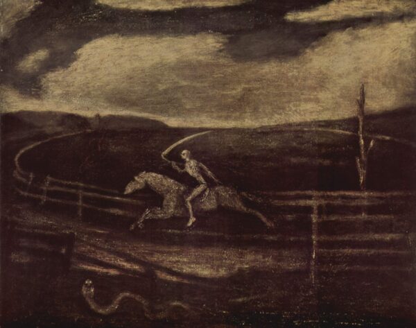 The Race Track (Death on a Pale Horse) by Albert Pinkham Ryder, hand-painted oil painting reproduction