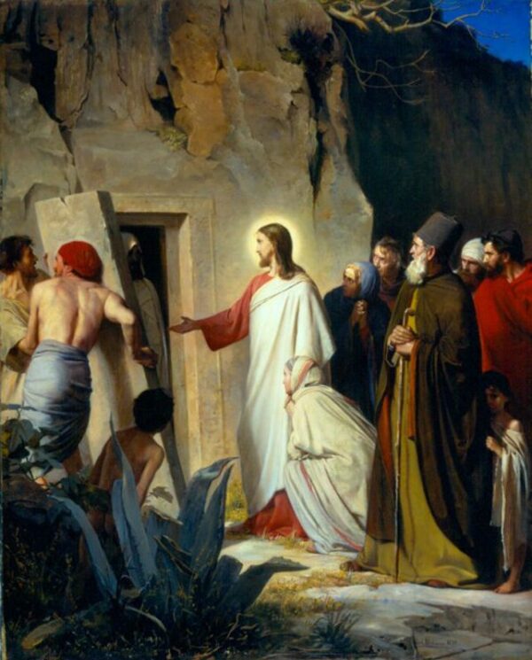 The Raising of Lazarus by Carl Heinrich Bloch, hand-painted oil painting reproduction