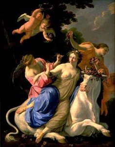 The Rape Of Europa by Simon Vouet, hand-painted oil painting reproduction