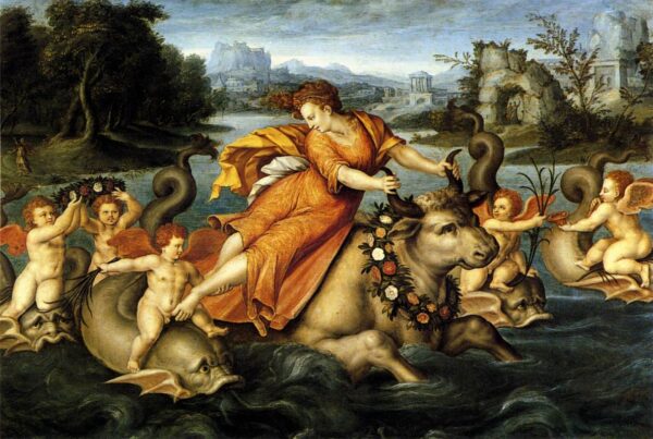 The Rape of Europa by Jean Cousin the Elder, hand-painted oil painting reproduction
