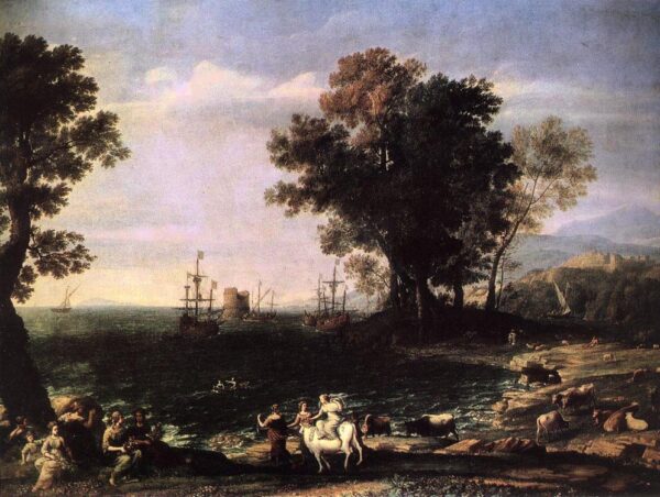 The Rape of Europa by Claude Lorrain, hand-painted oil painting reproduction