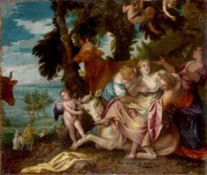 The Rape of Europa by Paolo Veronese, hand-painted oil painting reproduction