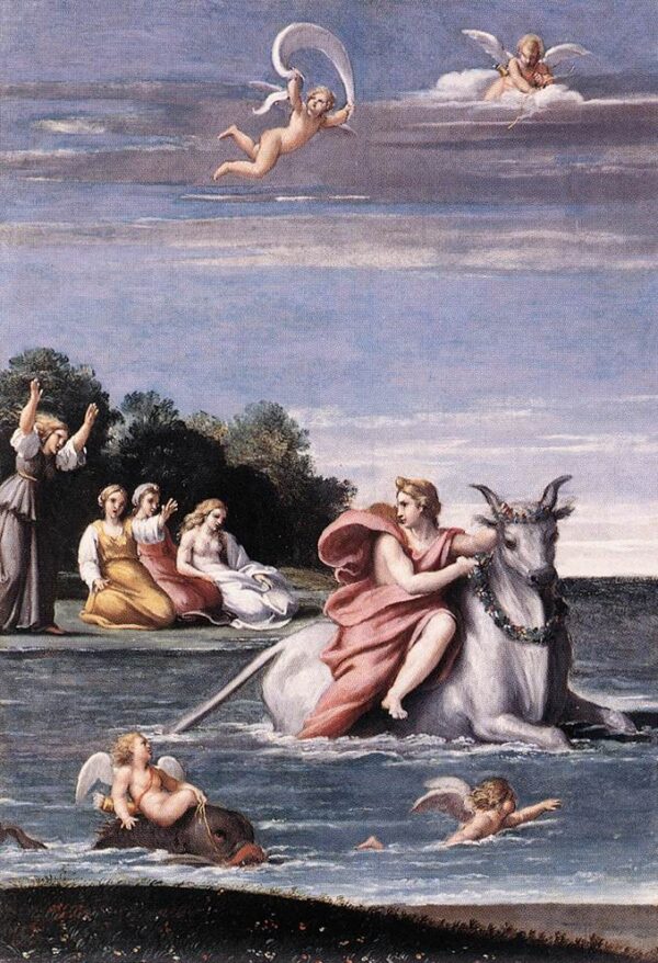 The Rape of Europa by Antonio Carracci, hand-painted oil painting reproduction