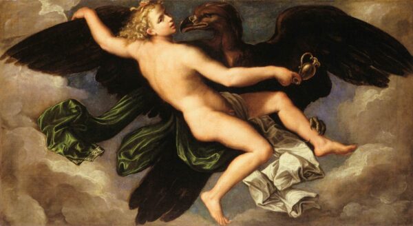 The Rape of Ganymede by Girolamo da Carpi, hand-painted oil painting reproduction