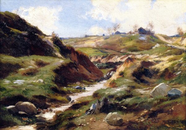 The Ravine by Mathias J Alten, hand-painted oil painting reproduction