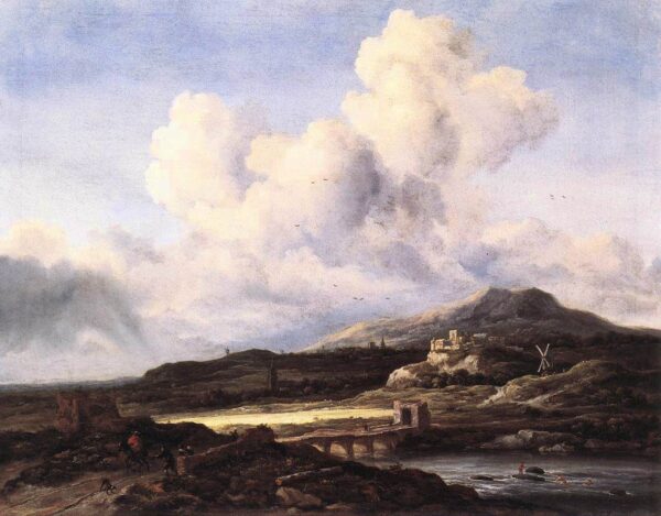 The Ray of Sunlight by Jacob Isaackszoon van Ruisdael, hand-painted oil painting reproduction