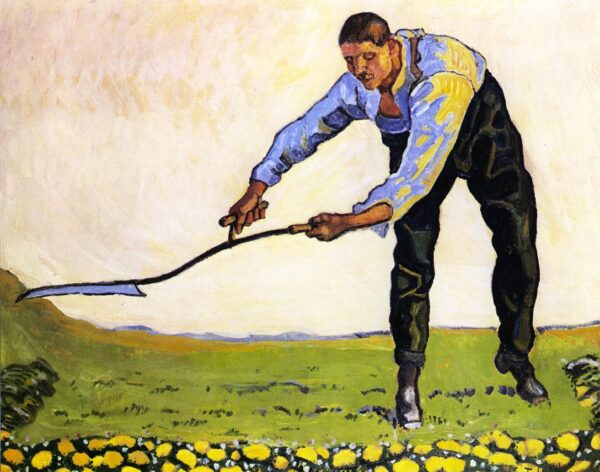 The Reaper by Ferdinand Hodler, hand-painted oil painting reproduction