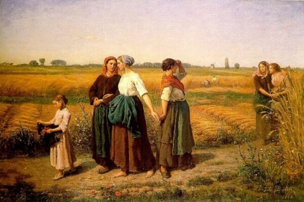 The Reapers by Jules Breton, hand-painted oil painting reproduction