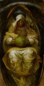 The Recording Angel by George Frederic Watts, hand-painted oil painting reproduction