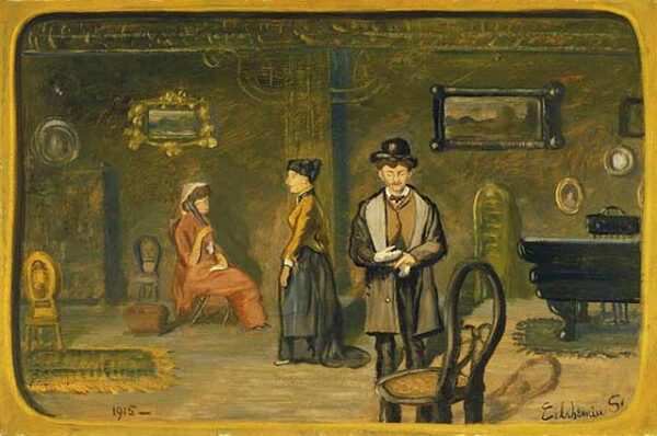 The Rejected by Louis M Eilshemius, hand-painted oil painting reproduction