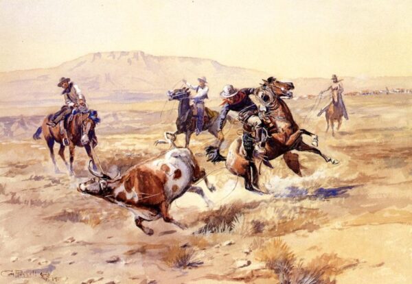 The Renegade by Charles Marion Russell, hand-painted oil painting reproduction