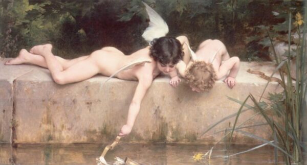The Rescue by Émile Munier, hand-painted oil painting reproduction